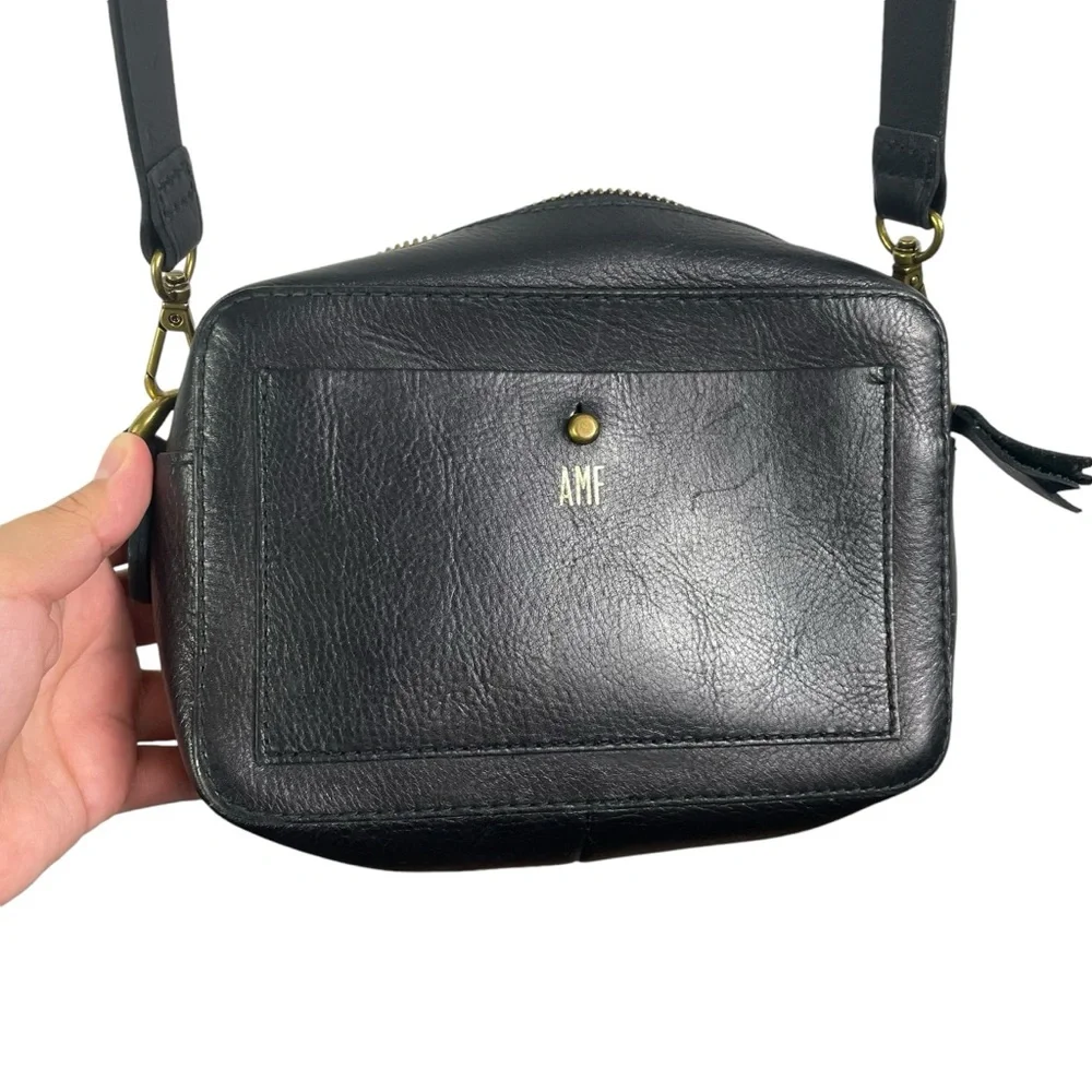 Madewell The Transport Camera Bag * Personalized with “AMF” - Picture 2 of 6